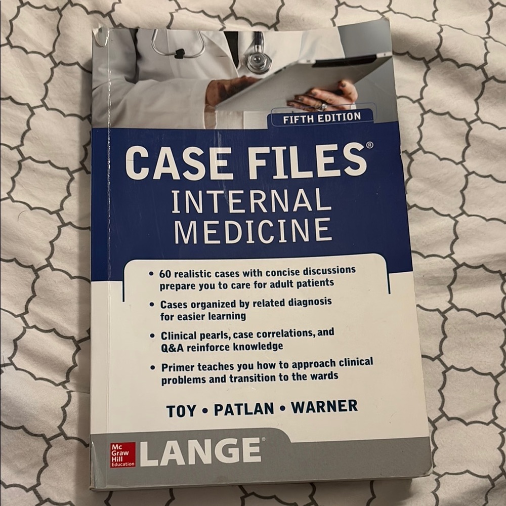 Case Files Internal Medicine Fifth Edition Book